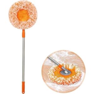 hot sale sunflower cleaning mop 360° rotatable with height adjustable handle and washable mops pad extendable soft super water absorption wall cleaning mop