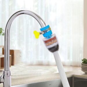 hot sale hard water filter tap filter for kitchen filter tap water filter for bathroom water softener tap filter tap water purifier for tap water purifier filter for drinking (6 layer filtration), multicolor