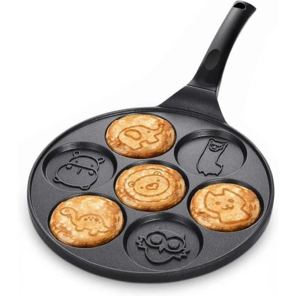 hot sale egg pan omelet pan 7 cup egg cooker pancakes pan breakfast omelette nonstick egg poacher animal mini pancakes maker