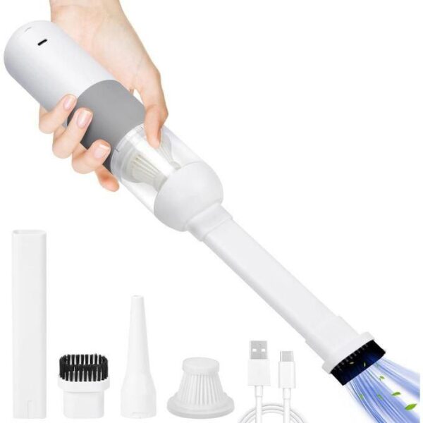 hot sale handheld rechargeable wireless car vacuum cleaner portable handheld automotive vacuum cleaner for car cyclone suction dust catcher, multicolor