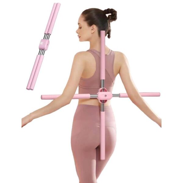 hot sale posture corrector,hunchback corrector,yoga stick, stretching tool for humpback correction, retractable design for adult and child, multicolor