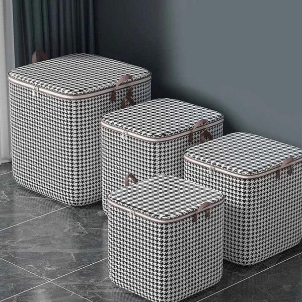 hot sale non woven large capacity quilt bags foldable and multi function durable size 180l size 140l size 100l size 80l set of 4