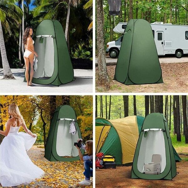 hot sale versatile pop up privacy tent instant privacy tent, shower, toilet, portable and spacious, beach changing tent, ideal for adults, easy setup and compact, football moms' choice, multicolor