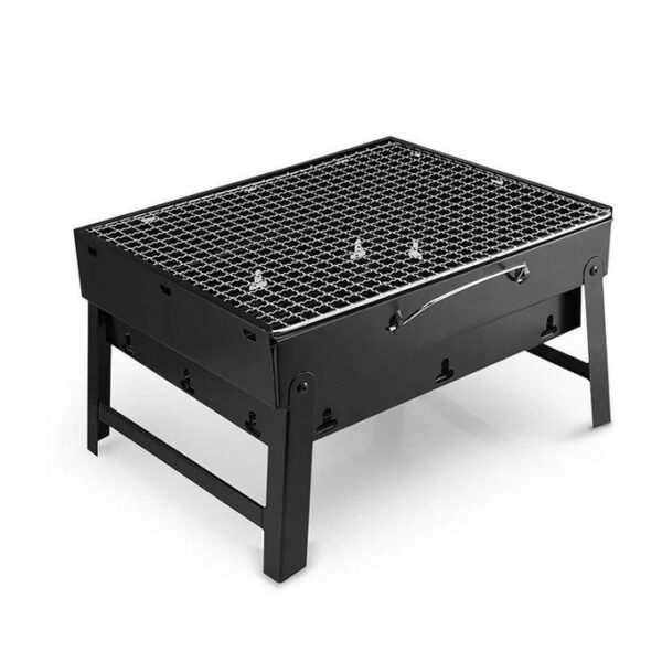 hot sale bbq foldable and portable picnic barbeque tandoori grill box, size 35 cm x 27 cm x 19.5 cm