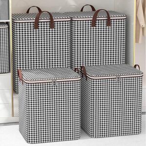 hot sale non woven large capacity quilt bags foldable and multi function durable size 180l size 140l size 100l size 80l set of 4