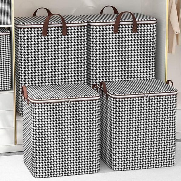 hot sale non woven large capacity quilt bags foldable and multi function durable size 180l size 140l size 100l size 80l set of 4