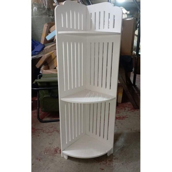 bathroom corner shelf simple versatile modern tiered bathroom side organizer plant waterproof stand holder tiered standing cabinet, size 80x21x21cm