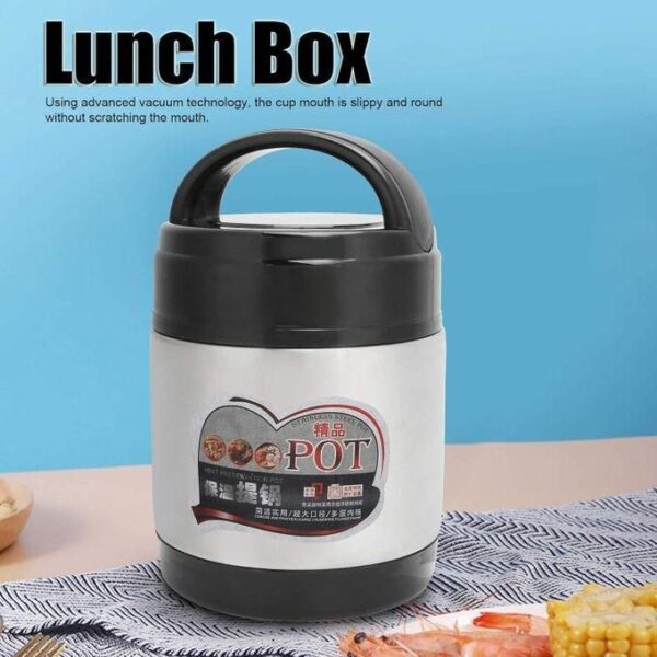 hot sale thermos food bottle, 1400ml 2 tier insulated lunch box stainless steel food container with lid