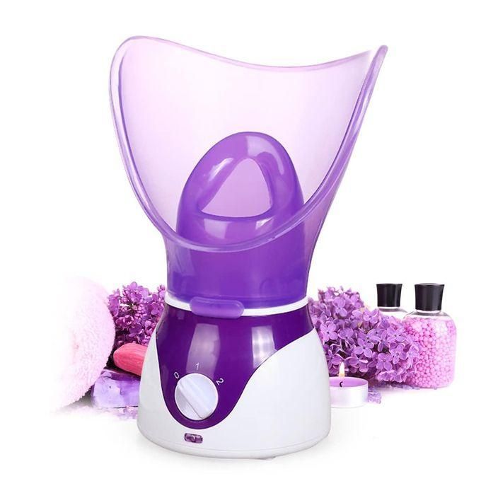 facial steamer and treatment vapor inhalation, facial steamer nano ionic upgraded face steamer warm mist steamer for face deep cleaning moisturizing home sauna, multicolor