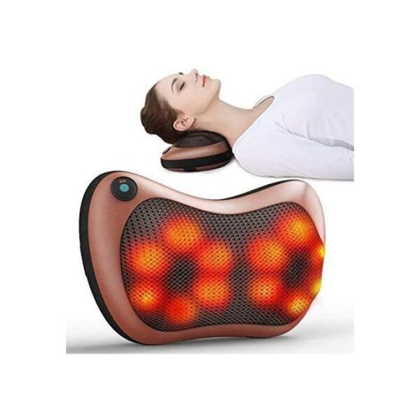 hot sale versatile electric deep kneading massage pillow massager, body massager pillow, electric massager pillow for car & home office, full body pain relief massager pillow with 8 ball
