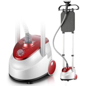 hot sale vertical steamer 1800w iron with 1.8l water tank and ironing board, multicolor