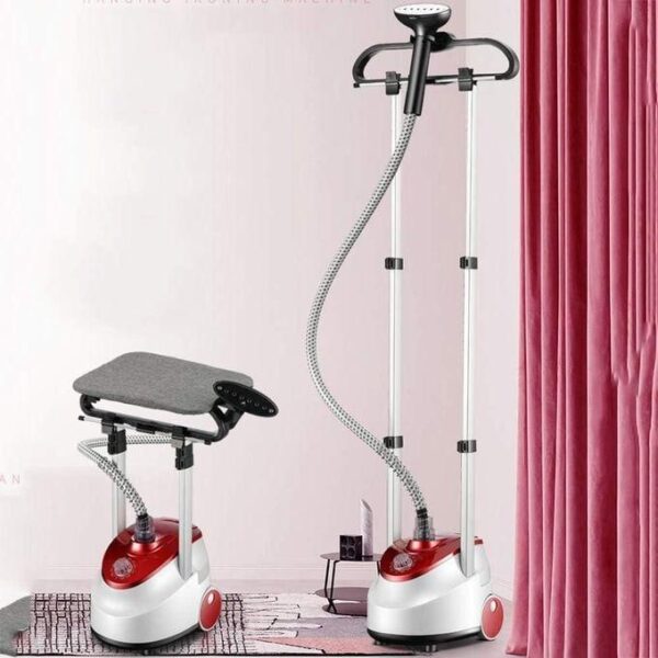 hot sale vertical steamer 1800w iron with 1.8l water tank and ironing board, multicolor