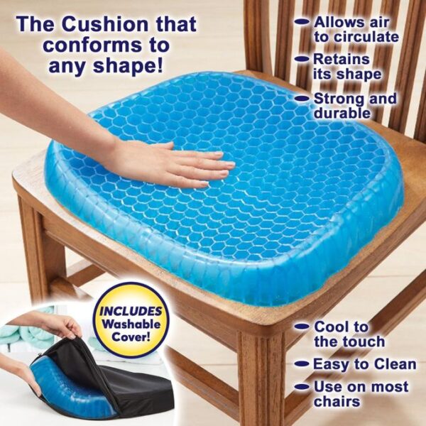 egg sitter seat cushion with non slip cover breathable with free washable cover