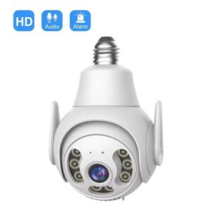 hot sale 360 rotating bulb camera, with alarm, voice recorder, uses wi fi, easy to install, motion sensor, unique design 3mp cctv wifi camera motion detection waterproof surveillance outdoor e27 bulb ptz camera