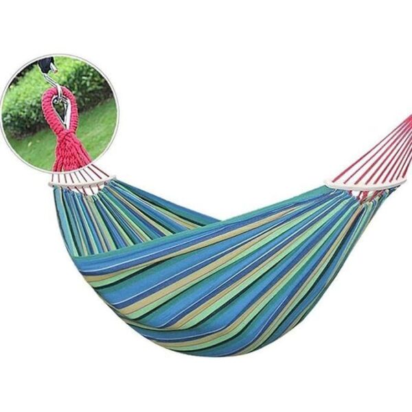 hot sale hammock outdoor portable canvas load capacity up to 200kg, multicolor