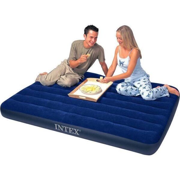 intex hot sale 3*6 classic airbed with double quick free pump