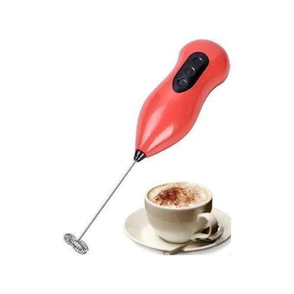 hot sale mini electric whisk mixer stirrer milk frother/ egg beater, mini electric whisk mixer stirrer stainless steel stem egg beater for coffee, (battery not included)multicolor