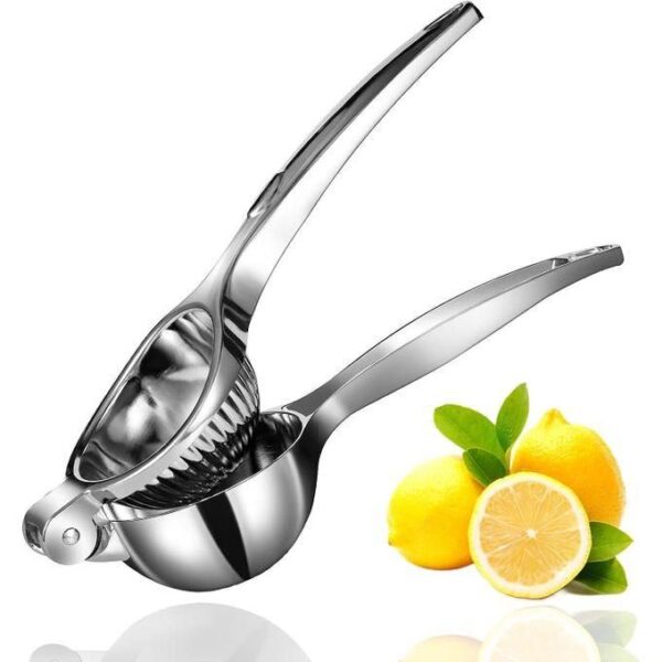 hot sale heavy duty lemon squeezer juicer, citrus juicer handheld, lemon juicer, stainless steel juicer hand press, lime squeezer bar tool, manual citrus press, lime juicer, pack of 1, multicolor