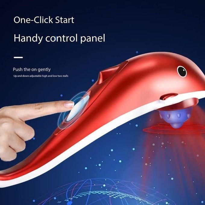 hot sale unisex dolphin massager, corded electric dolphin handheld body massager for pain relief with powerful vibration, multicolor hot sale unisex dolphin massager, corded electric dolphin handheld body massager for pain relief with powerful vibration, multicolor