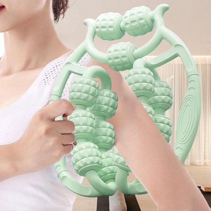 hot sale leg tightening roller 360 degree adjustable leg massage with 15 wheels, non slip calf roller muscle relaxer for hand arm muscle massager, multicolor hot sale leg tightening roller 360 degree adjustable leg massage with 15 wheels, non slip calf roller muscle relaxer for hand arm muscle massager, multicolor