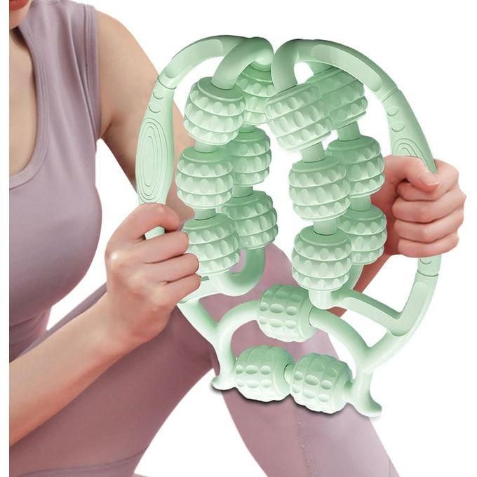 hot sale leg tightening roller 360 degree adjustable leg massage with 15 wheels, non slip calf roller muscle relaxer for hand arm muscle massager, multicolor hot sale leg tightening roller 360 degree adjustable leg massage with 15 wheels, non slip calf roller muscle relaxer for hand arm muscle massager, multicolor