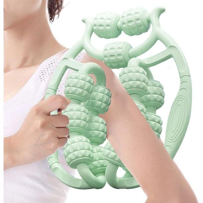 hot sale leg tightening roller 360 degree adjustable leg massage with 15 wheels, non slip calf roller muscle relaxer for hand arm muscle massager, multicolor hot sale leg tightening roller 360 degree adjustable leg massage with 15 wheels, non slip calf roller muscle relaxer for hand arm muscle massager, multicolor