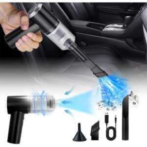 3 in 1 handheld wireless car/home vacuum cleaner, cordless handheld vacuum cleaner for home 3 in 1 car vacuum 120w high power wireless vacuum cleaner home car dual usb rechargeable portable car vacuum cleaner, multicolor