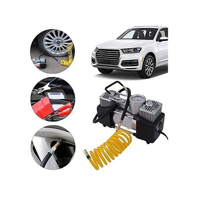 hot sale double cylinder car compressor/tire inflator, tire inflator cylinders with portable bag, portable mini air compressor 150psi car tyre inflator portable kit pressure pump 12v hot sale double cylinder car compressor/tire inflator, tire inflator cylinders with portable bag, portable mini air compressor 150psi car tyre inflator portable kit pressure pump 12v