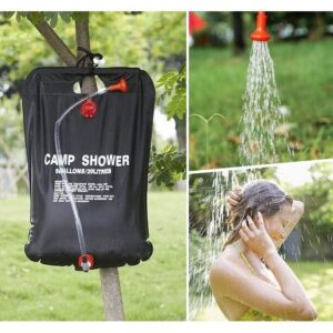 hot sale 20ltr pvc solar hot water shower bag 20ltrs portable thickened foldable bath bag large capacity water storage shower tool outdoor sport travel picnic camping