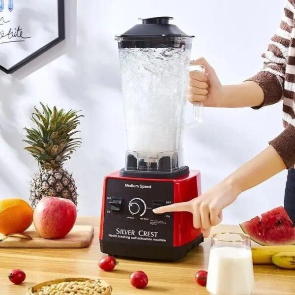 silver crest sc 8022 7000w heavy duty commercial professional blender, multicolor