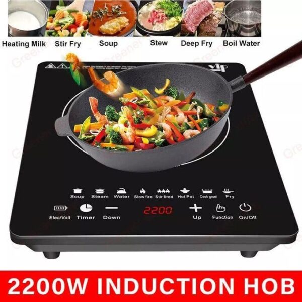 sokany hot sale 2200w electric induction hob cooker portable digital touch single hot plate