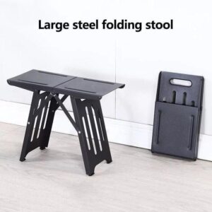 hot sale outdoor steel portable chair camping, folding chairs for outside, saker portable chair folding stool outdoor compact collapsible seat tools for camping hiking fishing bbq beach picnic party, multicolor
