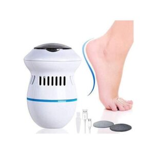 motorized callous remover/electric grinder callus remover, electric foot callus remover usb rechargeable electric callus remover for feet with built in vacuum removes dead skin from feet, portable electric foot file