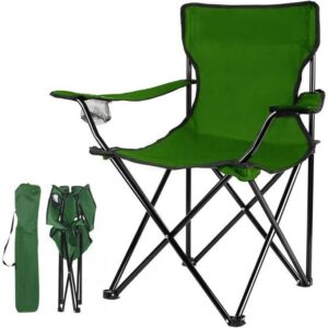 portable folding chair with arm rest carrying & storage bag, portable camping chairs enjoy the outdoors with a versatile folding chair, sports chair, outdoor chair & lawn chair, multicolor
