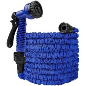 30ft 100ft expandable 3 times magic expandable garden hose flexible stretch water pipe with water spray nozzle good for plants, cars cleaning, pets shower lawn car home cleaning, multicolor