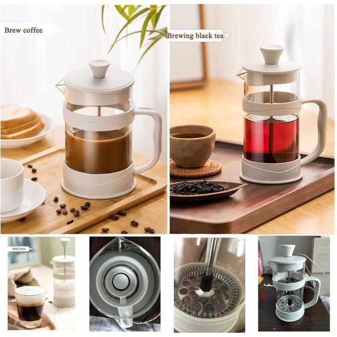 hot sale french press coffee maker, durable borosilicate glass tea maker filters, small french filter press coffee pot for camping gifts(1000ml) hot sale french press coffee maker, durable borosilicate glass tea maker filters, small french filter press coffee pot for camping gifts(1000ml)