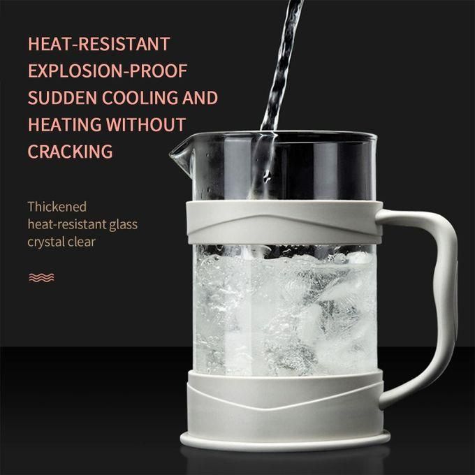 hot sale french press coffee maker, durable borosilicate glass tea maker filters, small french filter press coffee pot for camping gifts(1000ml) hot sale french press coffee maker, durable borosilicate glass tea maker filters, small french filter press coffee pot for camping gifts(1000ml)