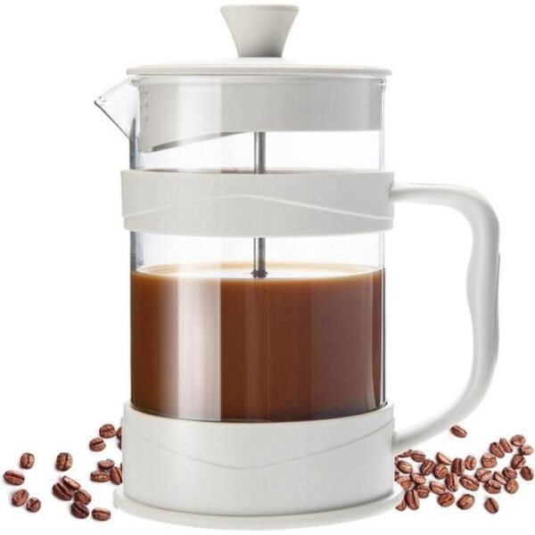hot sale french press coffee maker, durable borosilicate glass tea maker filters, small french filter press coffee pot for camping gifts(1000ml)