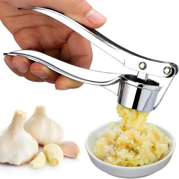 hot sale heavy duty garlic mincer garlic crusher squeezer easy squeeze ergonomic handle
