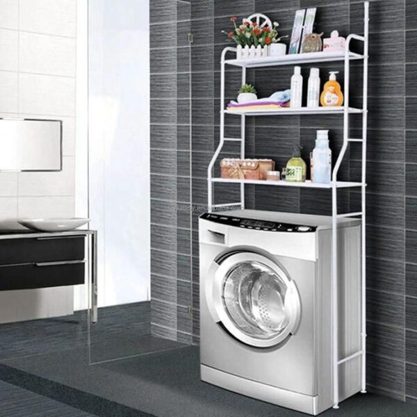 hot sale 3 tier laundry room shelf over washing machine storage utility rack, above toilet washer dryer stand storage, adjustable bathroom 68x25x16ocm, multicolor