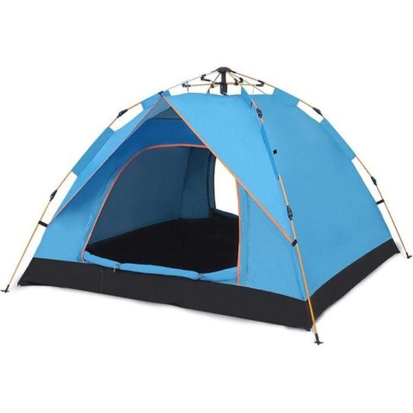 hot sale pop up family camping tent 4 5 persons,camping tent for waterproof ventilated removable instant tent, quick set up dome tent for outdoor camping, hiking, multicolor
