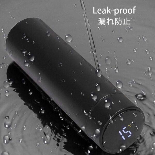 hot sale stainless steel temperature water bottle thermos, double wall vacuum intelligent cup with lcd smart display for office, home, gym, outdoor travel hot and cold drinks, (500 ml, multicolor