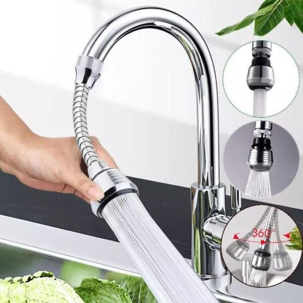 360° rotatable anti splash water saving tap faucet extender