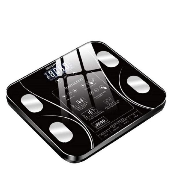 hot sale bluetooth body weight scale, wireless intelligent digital bathroom glass platform bmi scale, body fat scale, body composition analyzer with smartphone application and bluetooth, multicolor