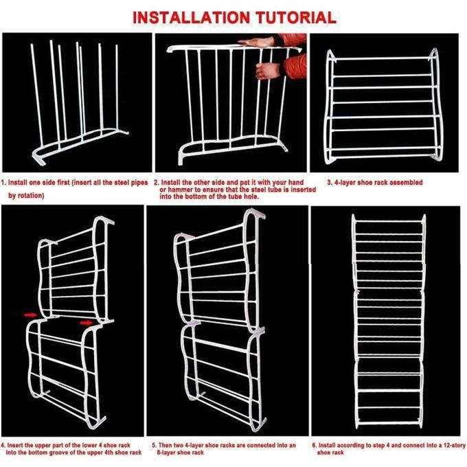 hot sale over the door shoe rack organizer 36 pair shoes wall hanging closet shoe rack shelf 12layers storage stand with hooks for space saving hot sale over the door shoe rack organizer 36 pair shoes wall hanging closet shoe rack shelf 12layers storage stand with hooks for space saving