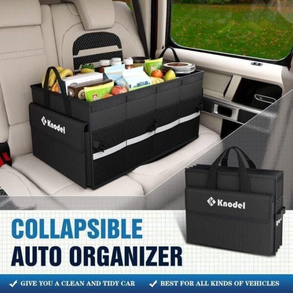 heavy duty, car boot organizer with foldable cover, car boot organizer storage, large boot tidy for car, car boot storage box and bag, boot organizer for small car and suv, all cars