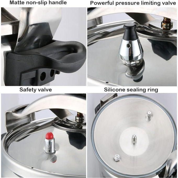 hot sale 2 handle non explosive pressure cooker, 15 liters capacity stainless steel pressure cooker & super safety lock explosion proof, suitable for all hob types hot sale 2 handle non explosive pressure cooker, 15 liters capacity stainless steel pressure cooker & super safety lock explosion proof, suitable for all hob types