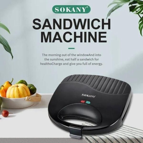sokany hot sale sk 115 toastie maker 2 in 1 slice and sandwich toaster non stick machine easy clean 750w