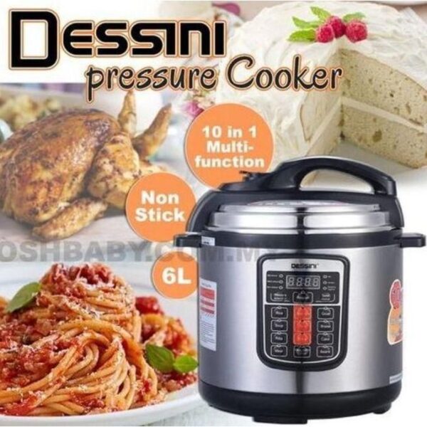 dessini hot sale customizable 6l multifunctional 10 in 1 digital electric pressure cooker with non stick bowl