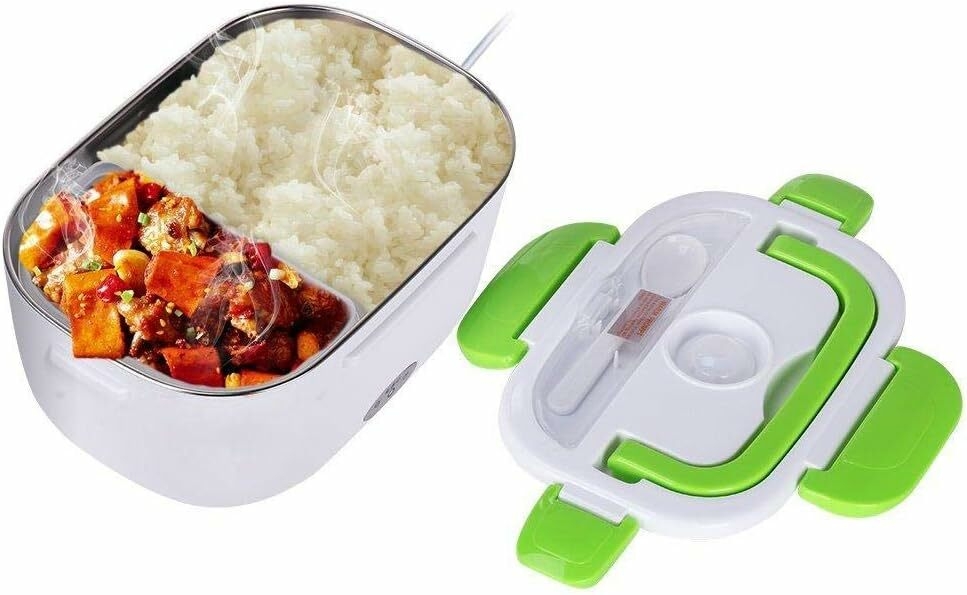 hot sale electric lunch box, heated lunch box with removable 1.5l stainless steel container, portable food warmer lunch box for car office school and home use, 110v 12v 40w, multicolor hot sale electric lunch box, heated lunch box with removable 1.5l stainless steel container, portable food warmer lunch box for car office school and home use, 110v 12v 40w, multicolor